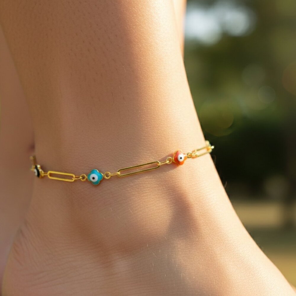 "Elegant Handmade Anklet – Delicate Jewelry for Women, MAR091283
